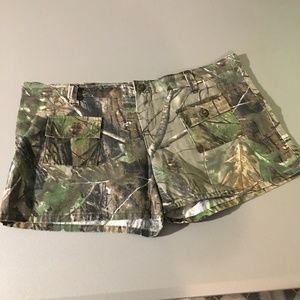 Realtree Camo Jean Shorts Front Pockets 13/14